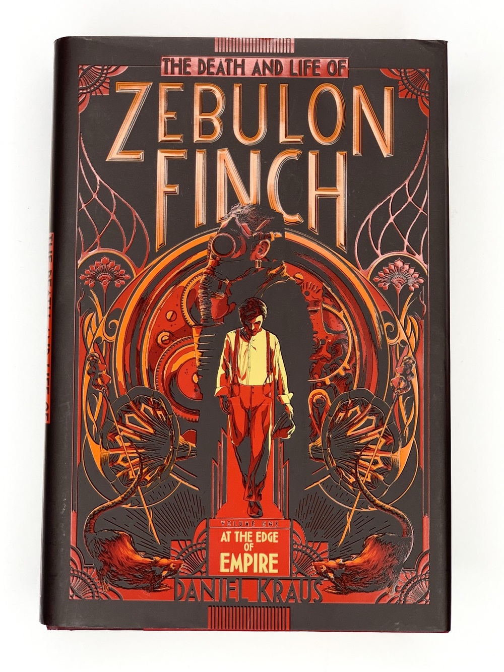 *New Zebulon Finch Graphic Hardcover - Red and Black
